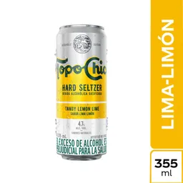Hard Seltzer Topochico Sabor Lima-Limon Lata 355ml