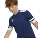 Adidas Camiseta Squa25 de Equipo Para Fútbol Unisex Azul Talla S