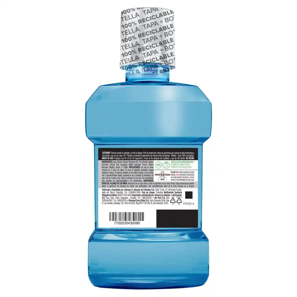 Enjuague Bucal LISTERINE Control Calculo 180 ML