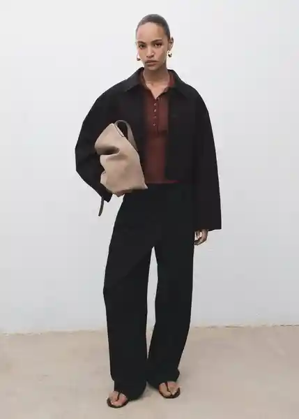 Chaqueta Julia Negro Talla S Mujer Mango