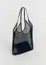 Bolso M Robin Negro Talla 99 Mujer Mango