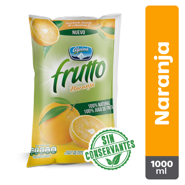 Frutto Jugo Naranja 1000 mL