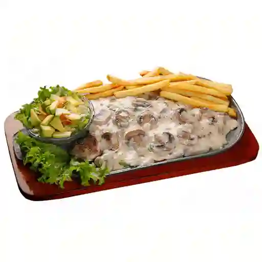 Filete en Salsa Champi