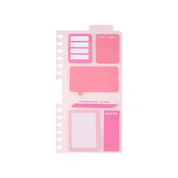 Nota Adhesiva Serie Rosa Con 30 Hojas Miniso