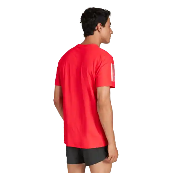 Adidas Camiseta Otr B Tee Correr Hombre Rojo Talla L