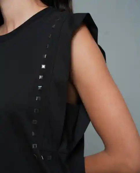 Camiseta Mujer Negro M 202G017_NEG194004 Rifle