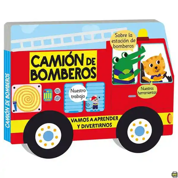 Levanta Tapitas Camion Bombero - Planeta Júnior