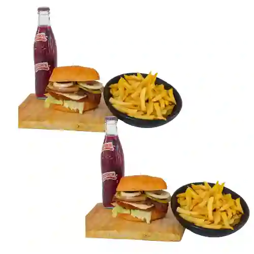 Combo Duo Hamburguesa de Pollo