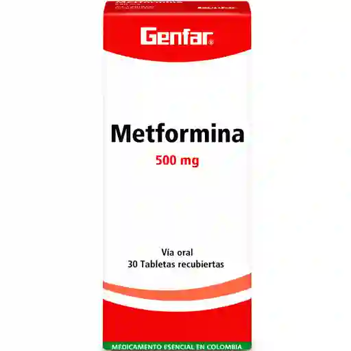 Metformina Genfar (500 mg)