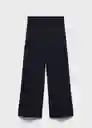 Pantalón Nina Navy Talla 44 Mujer Mango