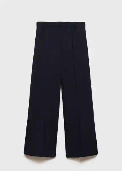 Pantalón Nina Navy Talla 44 Mujer Mango