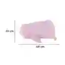 Peluche Pinguino Acostado Pendy Mini Family Rosa 19" Miniso