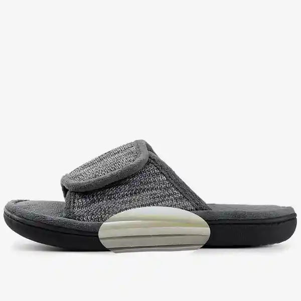 Rockdove Pantuflas Para Hombre Moc Gris L