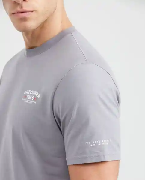 Camiseta Togs Graphic Gris Ahumado Oscuro Talla XL Chevignon
