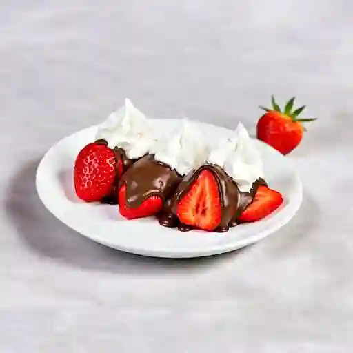 Fresas Con Chocolate Y Merengue