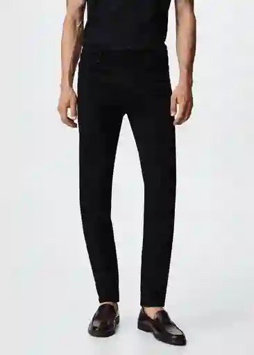 Pantalón Jean Jude Tejano Negro Talla 36 Hombre Mango