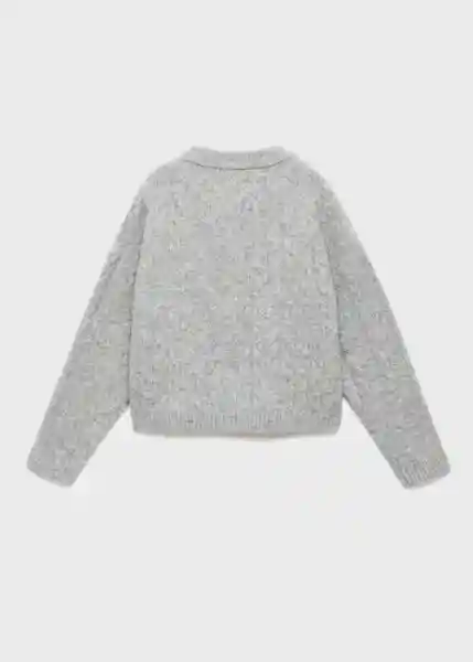 Cardigan Gracie Gris Medio Vigoré Talla 14 Niñas Mango