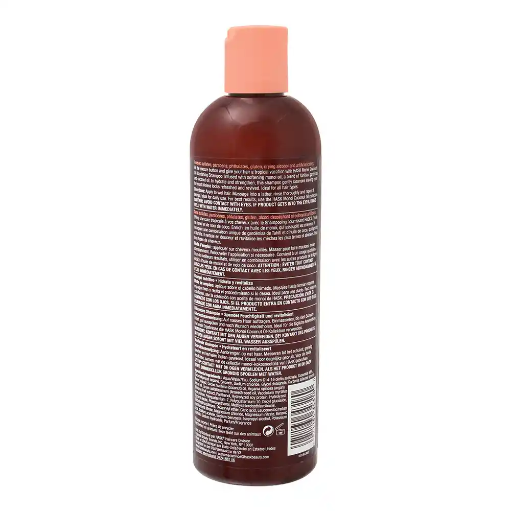 Hask Shampoo Nutritivo con Aceite de Coco