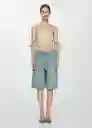 Top Bloom Crudo Talla M Mujer Mango