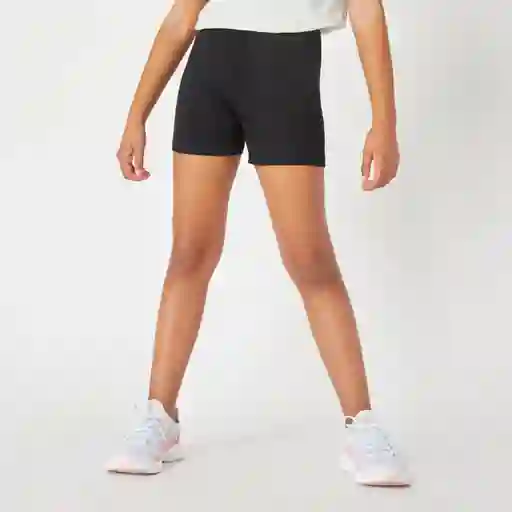 Domyos Short Algodón Niña Negro Talla 149-159 cm 12-13Y 100