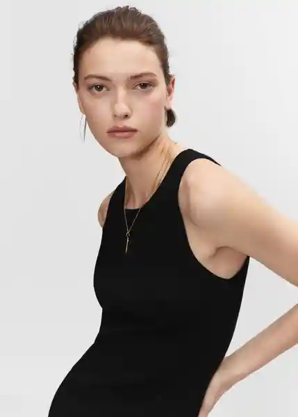 Vestido Hernan Negro Talla S Mujer Mango