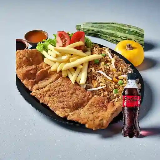 Combo Chuleta Shikoko + Coca Cola Sin Azúcar 400 ml