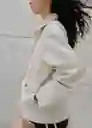 Chaqueta Cazadora Newrio Crudo Talla M Mujer Mango