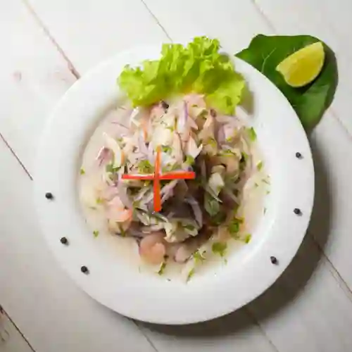 Ceviche Perú Fusión+coca-cola 400 ml