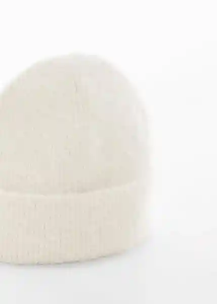 Gorro Mohi Crudo Talla 99 Mujer Mango