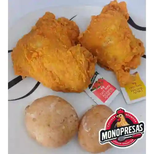 Pollo 1/4 Apanado