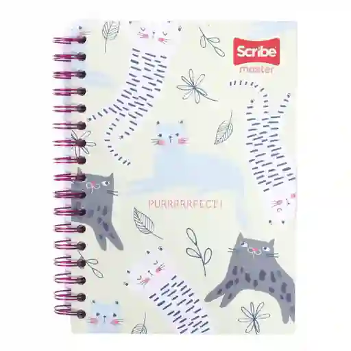 Scribe Cuaderno Espiral Pasta Dura 95 Cuadriculado 175 Hojas