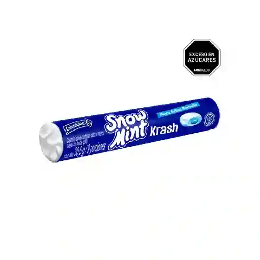 Caramelo Blando Confitado Snowmint Krash Agrupado Colombina