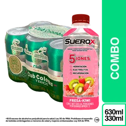 Combo Club Colombia Trigo + Suerox Fresa Kiwi