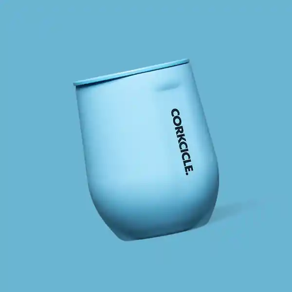 Corkcicle Vaso Stemless Neón Santorini