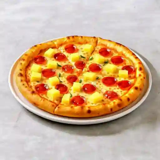 Pizza Mediana Peperoni/hawaiina