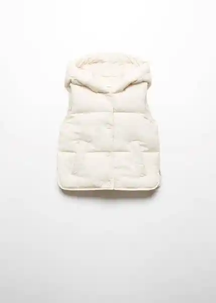 Chaleco Laurenc Crudo Talla 71 Niñas Mango