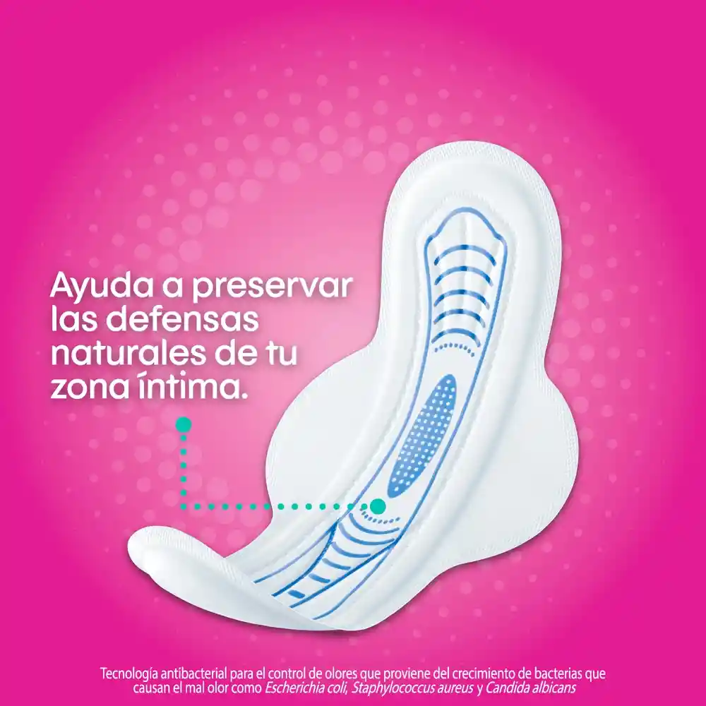 Toallas Femeninas Kotex Discreta Antibacterial 30U