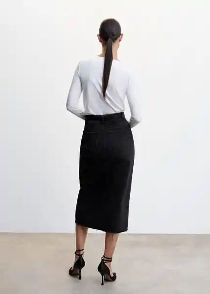 Camiseta Saco Blanco Talla XL Mujer Mango