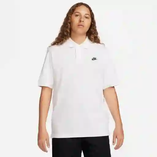 Nike Camiseta Nk Club Pique Hombre Blanco L