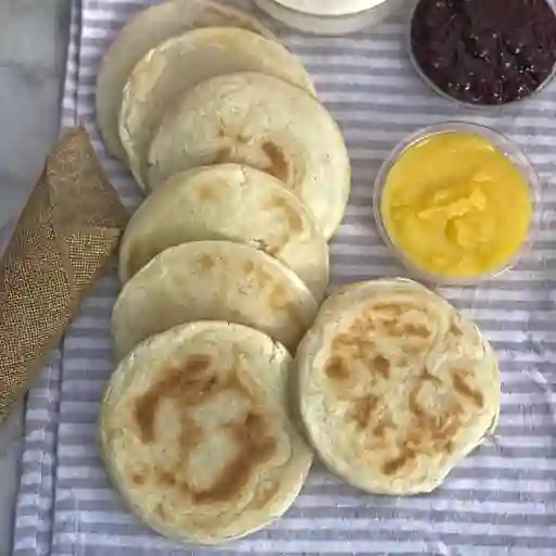 Arepas de yuca sin queso