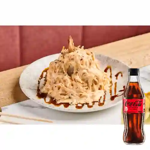 Combo Roll Volcano + Coca Cola Sin Azúcar 300ML