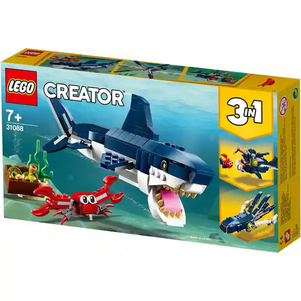 Lego Juego Unisex Cr Criaturas Del Mundo Marino