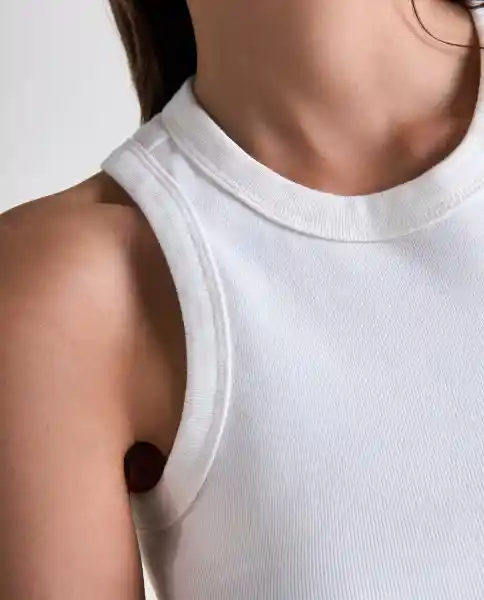 Camiseta Mujer Crudo Talla L 609G014_CRU110606 Americanino