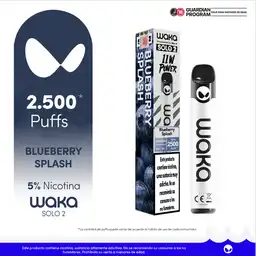 WAKA Vaporizador Solo 2 Blueberry Splash 5% 2.500 puffs