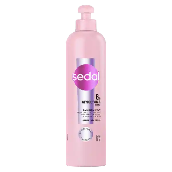 Crema Peinar Sedal Glycol  5x Luminoso Por 100h