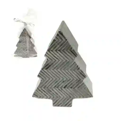 Rodeo Vela Maranelo Plateada Parafina 12.5 cm