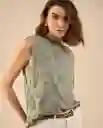Camiseta Enigma Preteñido Verde Talla L 402G005 Esprit