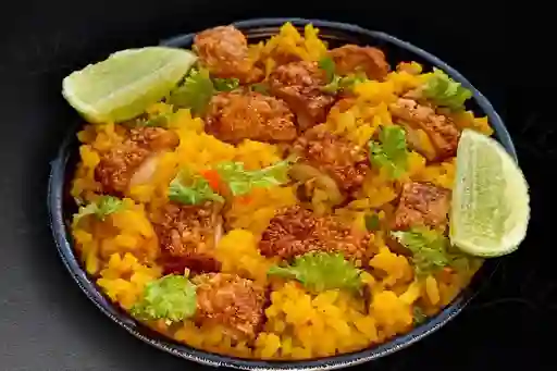 Paella de chicharrón
