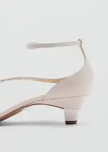 Sandalias Delia Crudo Talla 37 Mujer Mango