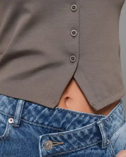 Camiseta Mujer Café Talla XL 209G001_CAF181312 Rifle